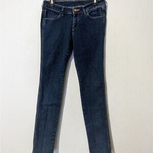 &Denim Dark wash Skinny Jeans Low rise